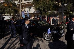 Funeral Of Former Prime Minister Of Greece, Konstantinos Simitis.