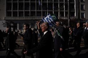 Funeral Of Former Prime Minister Of Greece, Konstantinos Simitis.