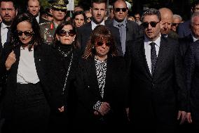 Funeral Of Former Prime Minister Of Greece, Konstantinos Simitis.