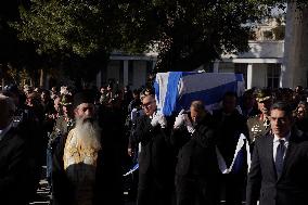 Funeral Of Former Prime Minister Of Greece, Konstantinos Simitis.