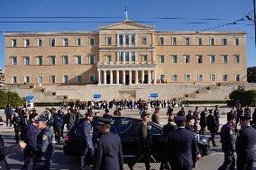 Funeral Of Former Prime Minister Of Greece, Konstantinos Simitis.