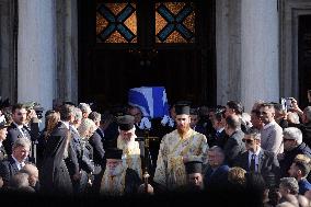 Funeral Of Former Prime Minister Of Greece, Konstantinos Simitis.