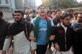 Protests To Remove Temporary Court In Dhaka