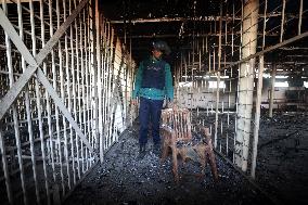 Fire Burns Makeshift Courtroom Meant For BDR Trial In Dhaka