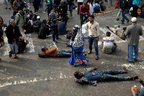 Relatives Blocked The Shahbag, Dhaka