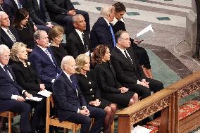 DC: President Joe Biden attends the State Funeral for former President Jimmy Carter