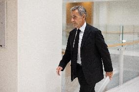 Nicolas Sarkozy’s trial for illegal campaign financing from Lybia day 3 - Paris