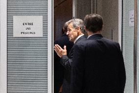 Nicolas Sarkozy’s trial for illegal campaign financing from Lybia day 3 - Paris