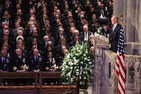 DC: President Joe Biden attends the State Funeral for former President Jimmy Carter