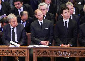 Prince Edward At Carter's Funeral - Washington