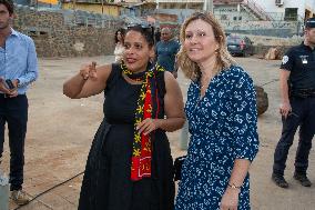 Yael Braun-Pivet Visit To Mayotte