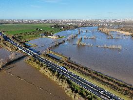 Flooding In The City Of Caen - Franc