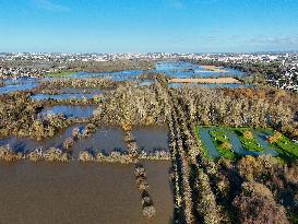 Flooding In The City Of Caen - Franc