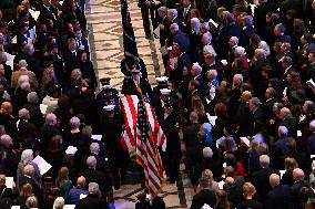 State Funeral Held In Washington DC For Former President Jimmy Carter