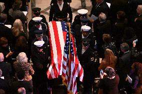 State Funeral Held In Washington DC For Former President Jimmy Carter