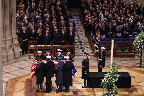 DC: President Joe Biden attends the State Funeral for former President Jimmy Carter