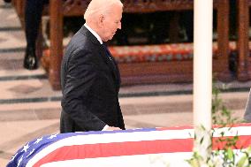 State Funeral Held In Washington DC For Former President Jimmy Carter