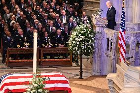 State Funeral Held In Washington DC For Former President Jimmy Carter