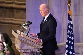 State Funeral Held In Washington DC For Former President Jimmy Carter