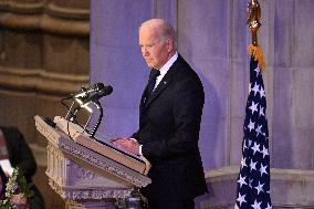 State Funeral Held In Washington DC For Former President Jimmy Carter