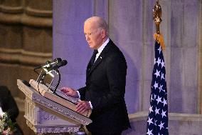 State Funeral Held In Washington DC For Former President Jimmy Carter