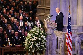 State Funeral Held In Washington DC For Former President Jimmy Carter