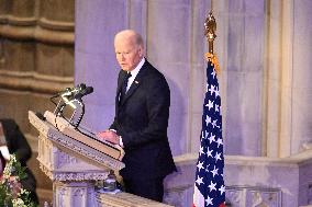 State Funeral Held In Washington DC For Former President Jimmy Carter