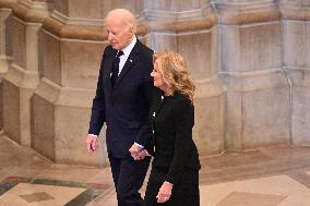 State Funeral Held In Washington DC For Former President Jimmy Carter