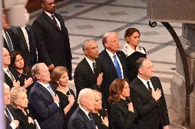 State Funeral Held In Washington DC For Former President Jimmy Carter