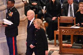 State Funeral Held In Washington DC For Former President Jimmy Carter