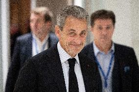 Nicolas Sarkozy’s trial for illegal campaign financing from Lybia day 3 - Paris