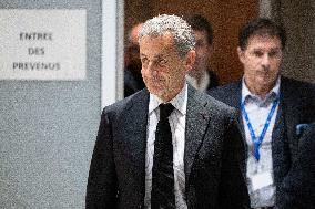 Nicolas Sarkozy’s trial for illegal campaign financing from Lybia day 3 - Paris