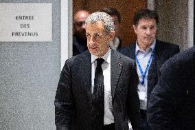 Nicolas Sarkozy’s trial for illegal campaign financing from Lybia day 3 - Paris