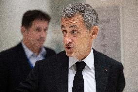 Nicolas Sarkozy’s trial for illegal campaign financing from Lybia day 3 - Paris