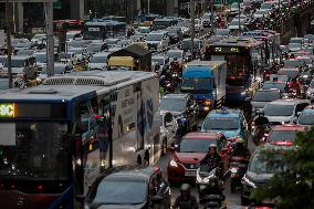 Increasing Congestion Rates In Jakarta.