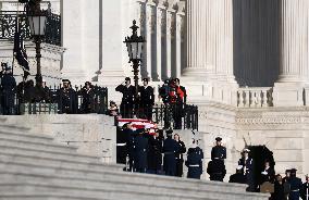 Funeral Service For The 39th US President Jimmy Carter In Washington DC