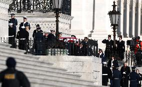 Funeral Service For The 39th US President Jimmy Carter In Washington DC