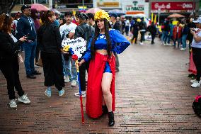 Venezuelans in Colombia Demonstrate Against Nicolas Maduro