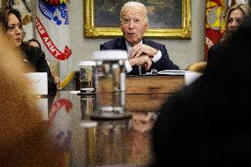 DC: President Biden Recieves a Briefing on LA Wildfires