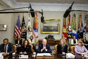 DC: President Biden Recieves a Briefing on LA Wildfires