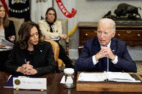 DC: President Biden Recieves a Briefing on LA Wildfires