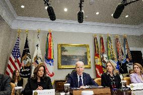 DC: President Biden Recieves a Briefing on LA Wildfires