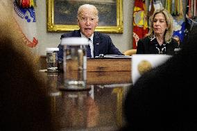 DC: President Biden Recieves a Briefing on LA Wildfires