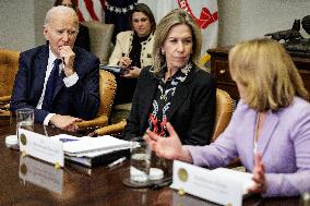 DC: President Biden Recieves a Briefing on LA Wildfires