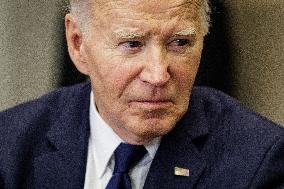 DC: President Biden Recieves a Briefing on LA Wildfires