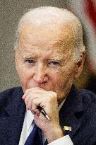 DC: President Biden Recieves a Briefing on LA Wildfires