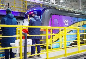 World's First Carbon Fiber Subway Train