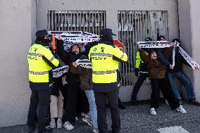 South Korea’s Progressive Students Stage Surprise Protest In Front Of U.S. Embassy