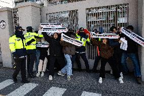 South Korea’s Progressive Students Stage Surprise Protest In Front Of U.S. Embassy