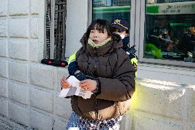 South Korea’s Progressive Students Stage Surprise Protest In Front Of U.S. Embassy